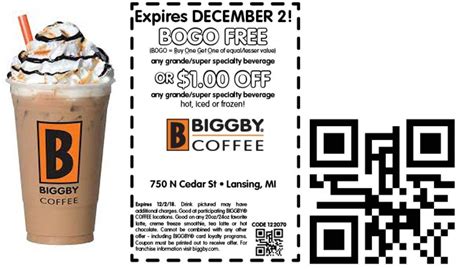 Biggby Coffee October 2020 Coupons and Promo Codes