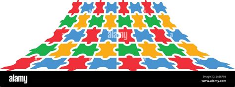 Autism Icon Design Template Vector Isolated Illustration Stock Vector