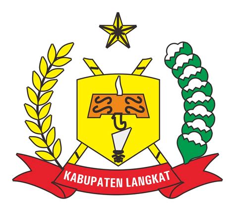 Logo Kabupaten Langkat INDONESIA Original Terbaru Rekreartive
