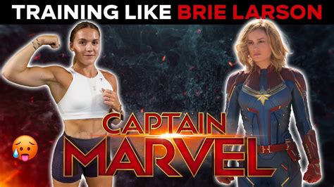 I Trained Like Brie Larson For Captain Marvel Wtffff Youtube