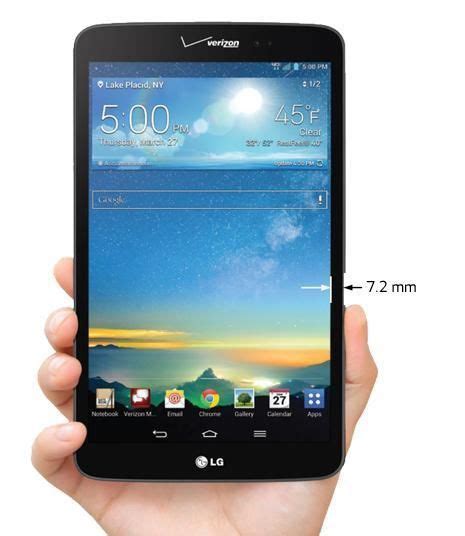 Lg G Pad 4g Lte Tablet Black 83 Inch 16gb Verizon Wireless Lg