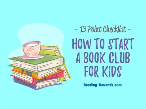 How To Start A Book Club For Kids Reading Rewards