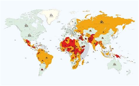Security Threats Mapped Here Are The Riskiest Countries To Do Business