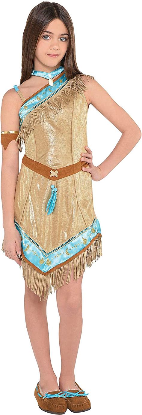 Costumes Usa Pocahontas Costume For Girls Size Small Includes A Faux