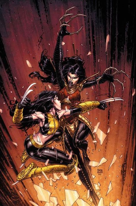 X 23 Vs Lady Deathstrike Superhero Graphic Comics Marvel Comics
