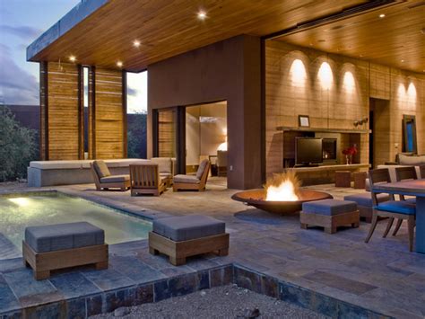 Rammed Earth Walls Contemporary Patio Other Metro By Purebuild Inc