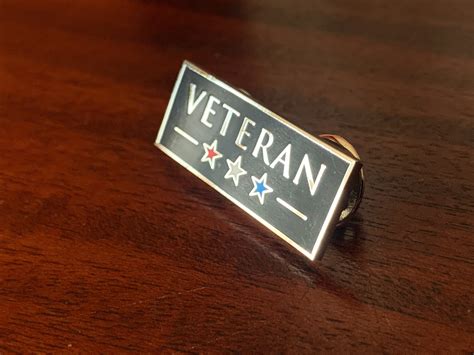 Veteran Pin Hard Enamel Pin United States Veteran Pin