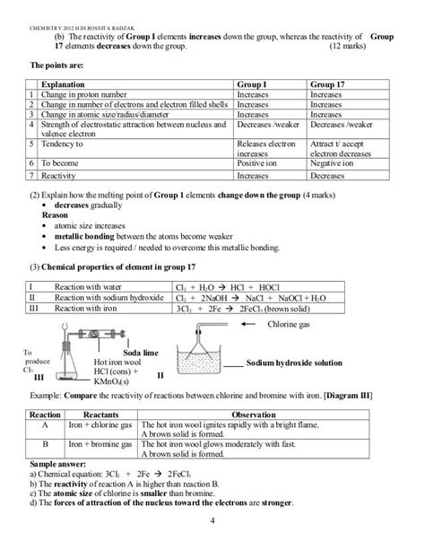 Chemistry Form 4 Chapter 7 Exercise And Answers Online Degrees