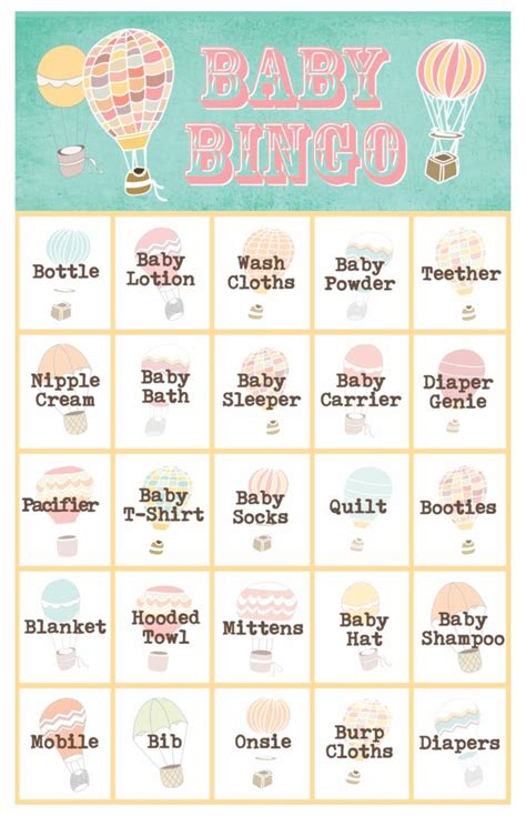 Baby Shower Party Games Printable 11 Rustic Baby Shower Games