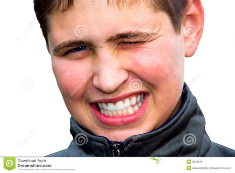 Grin Stock Image Image Of Pose White Emotion Young 9634019