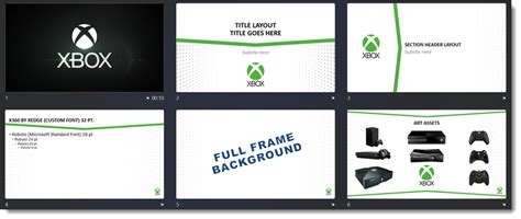 Going Modern Gaming With An Xbox Powerpoint Template The Powerpoint Blog