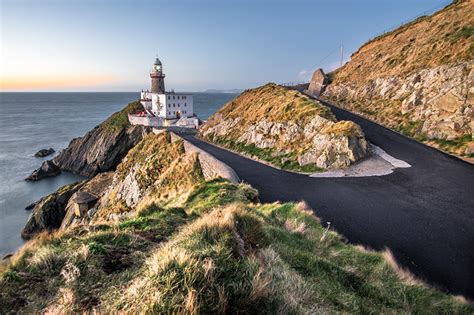 Fonds Decran Irlande Côte Phares Dublin Baily Lighthouse Nature