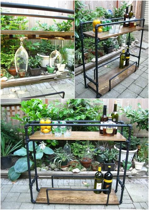The home bar is common in many kitchens or outdoor areas; 10 Cool DIY Outdoor Bar Ideas for Summer