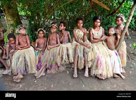Yakel Tribe Tanna Island Vanuatu South Pacific Stock Photo Alamy