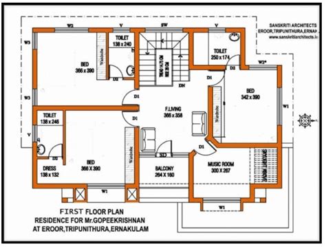 Bhk House Ground Floor Plan Autocad Drawing Cadbull Images And