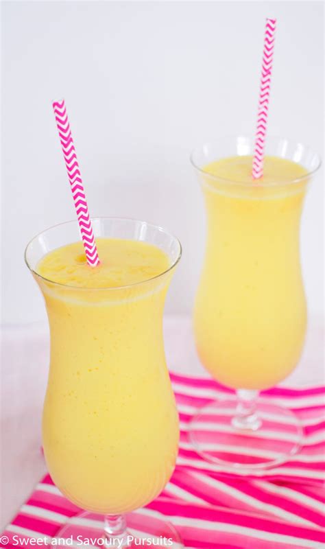 Pineapple Mango And Orange Smoothie No Sugar Added From Sweet And