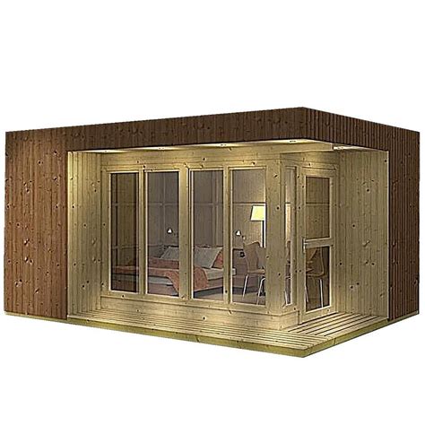 Allwood Arlanda 180 Sq Ft Cabin Kit Garden House Cab Arlanda The