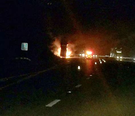 Driver Escapes As Fire Rips Through Lorry On M6 Birmingham Live