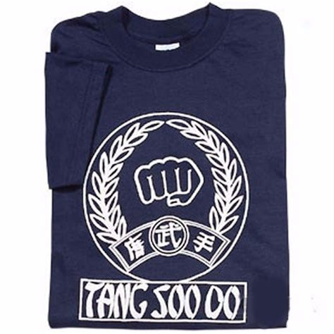 T Shirt Tang Soo Do Fist Color Navy Tang Soo Do Martial Arts