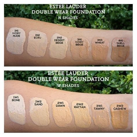 Estee Lauder Double Wear Foundationshades Smink