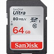 SanDisk 64GB Ultra UHS-I SDXC Memory Card SDSDUNC-064G-GN6IN B&H