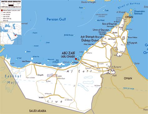 Maps Of United Arab Emirates Detailed Map Of Uae In English Tourist