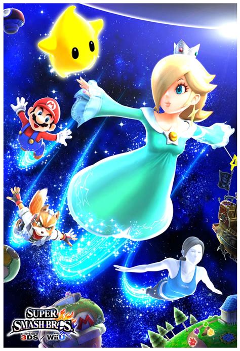 Super Smash Bros Rosalina And Luma Poster 13x19 Etsy