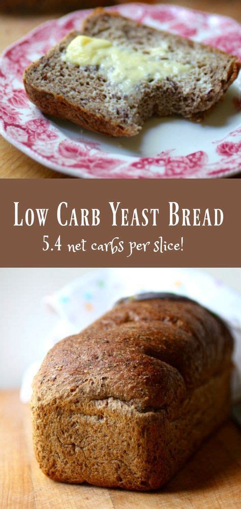 5.4 net carbs per slice. Low Carb Yeast Bread: Keto Sandwich Bread | Recipe | No ...