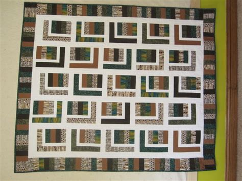 Urban cabin look deep into nature, and then you will understand everything better. albert einstein Urban Log Cabins Charity Quilt Done