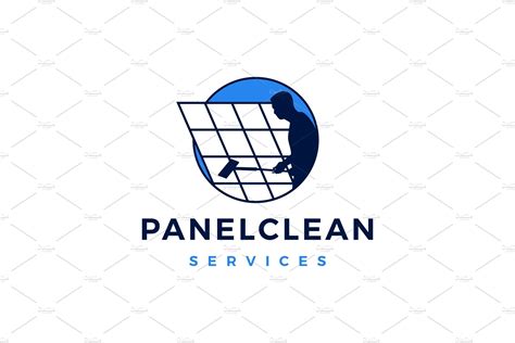 Solar Panel Cleaning Service Logo Branding And Logo Templates