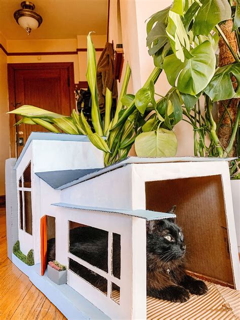 Cat House Diy Cardboard Cat House Diy Cardboard Cat House