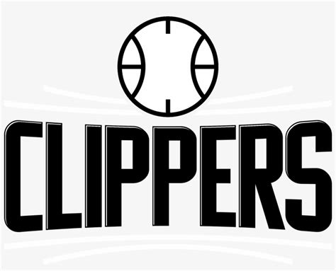 La Clippers Logo Black And White Los Angeles Clippers Font Free