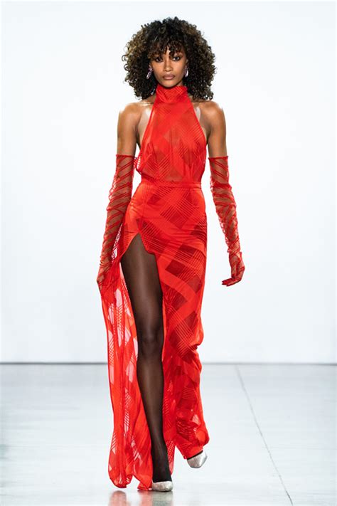 On The Runway Laquan Smith Fall 2019 Superselected Black Fashion Magazine Black Models