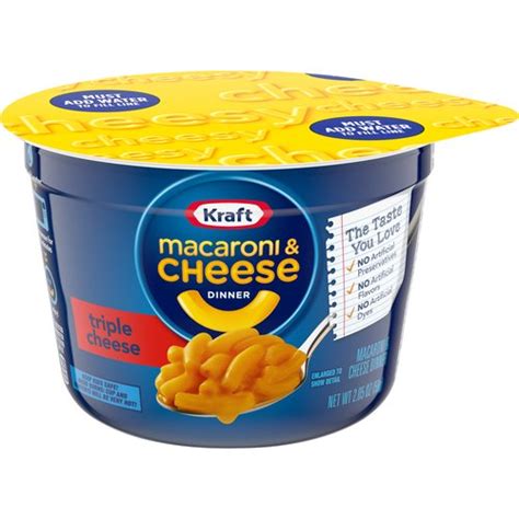 Kraft Easy Macaroni And Cheese Cup Triple Cheese