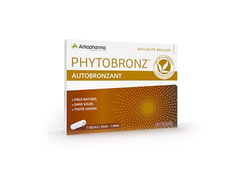 Arkopharma Phytobronz Autobronzant 30 Capsules Pharmacie En Ligne