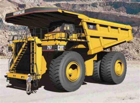 Caterpillar 797f Mining Truck Yellow Iron