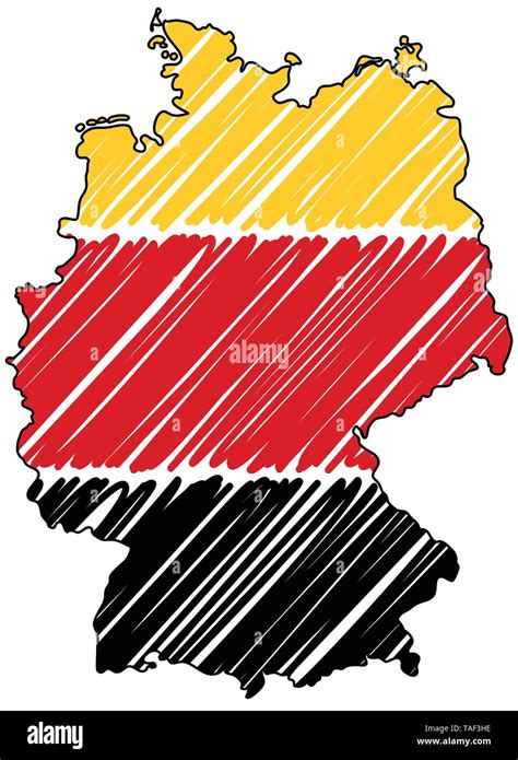 Mapa De Alemania Dibujo