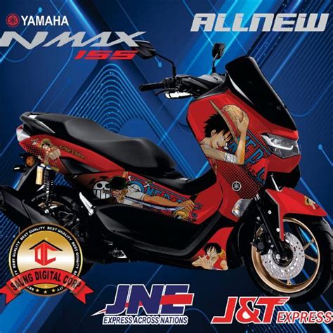 Decal All New Nmax Variasi One Piece Red Lazada Indonesia
