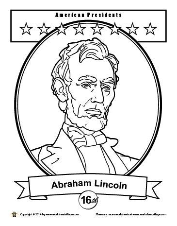 Fun interactive printable us president abraham lincoln coloring pages for kids to color online. Abraham Lincoln Coloring Page | Education | Pinterest
