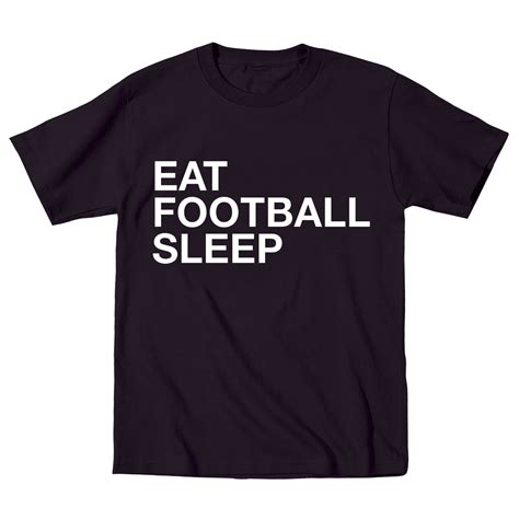 Eat Football Sleep Novelty Athletic Football Sports Cool Funny Mens T