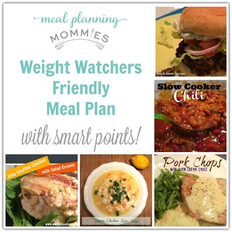 Weight Watcher Friendly Meal Plan With Freestyle Smart Points Meal