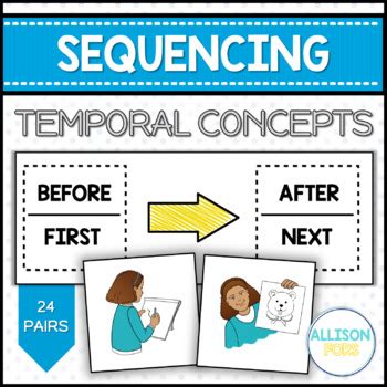 Free Temporal Concepts Worksheet Teaching Resources Tpt