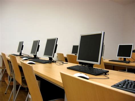 Computer Room Free Stock Photo Freeimages