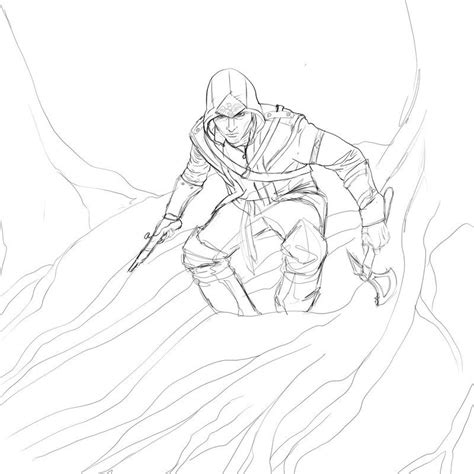 Pingl Par Nathalie Monio Sur Coloriage Assassin S Creed Coloriage