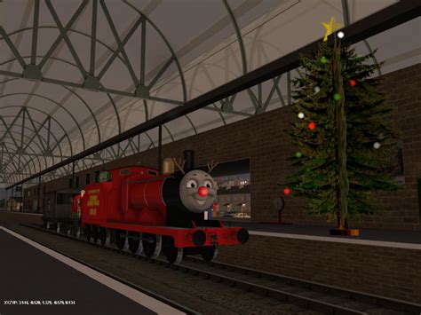 James The Red Nosed Engine By Thomasandtugsfan On Deviantart