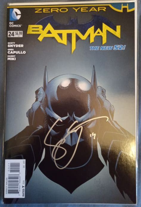 Dc Comics New 52 Batman 24 Rare Signed By Scott Snyder Catawiki