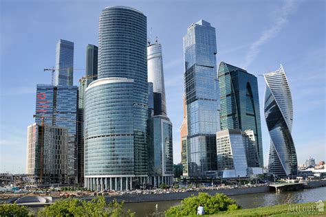 Moskva City The Modern Financial District Of Moscow Photos By