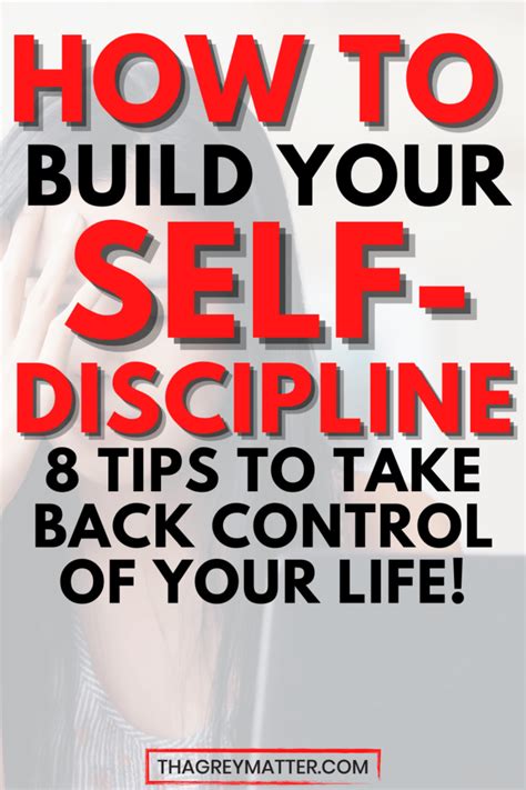 8 Powerful Tips To Build Self Discipline In Less Time Thagreymatter