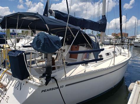 1986 Used Pearson 33 Cruiser Sailboat For Sale 29900 Burnt Store