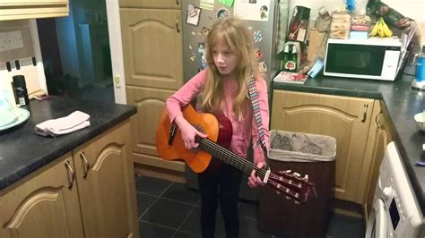 Molly Plays Her Guitar Youtube